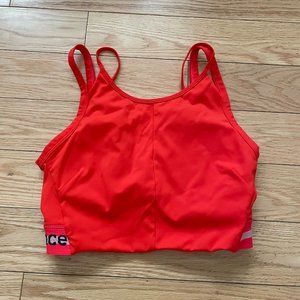 new balance crop top sports bra